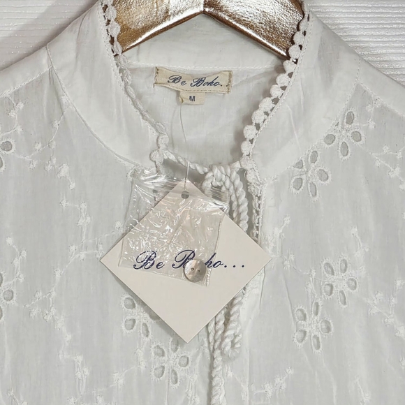 Be Boho White Sleeveless Maxi Dress Medium - Picture 4 of 5